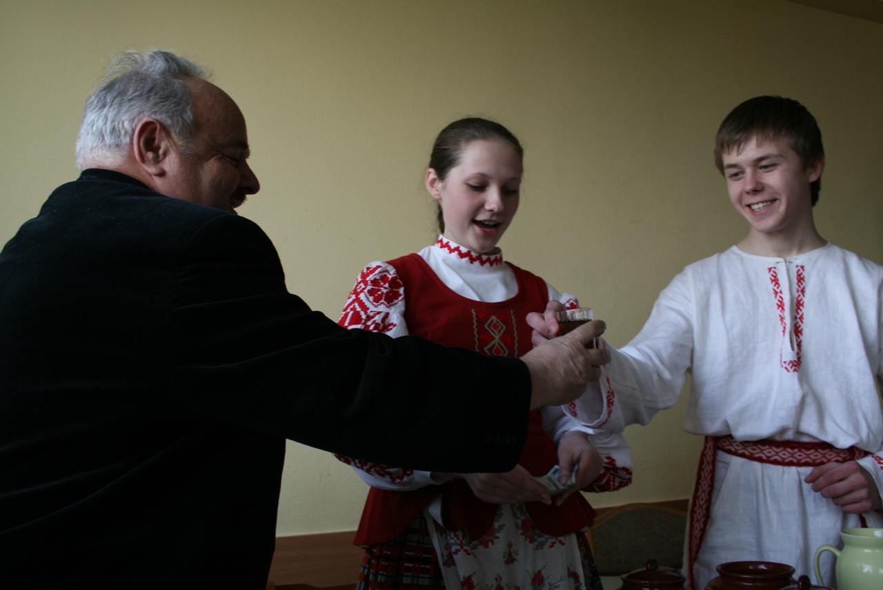 Staged Belarusian ritual practice during Sergey Ulyanov's university training