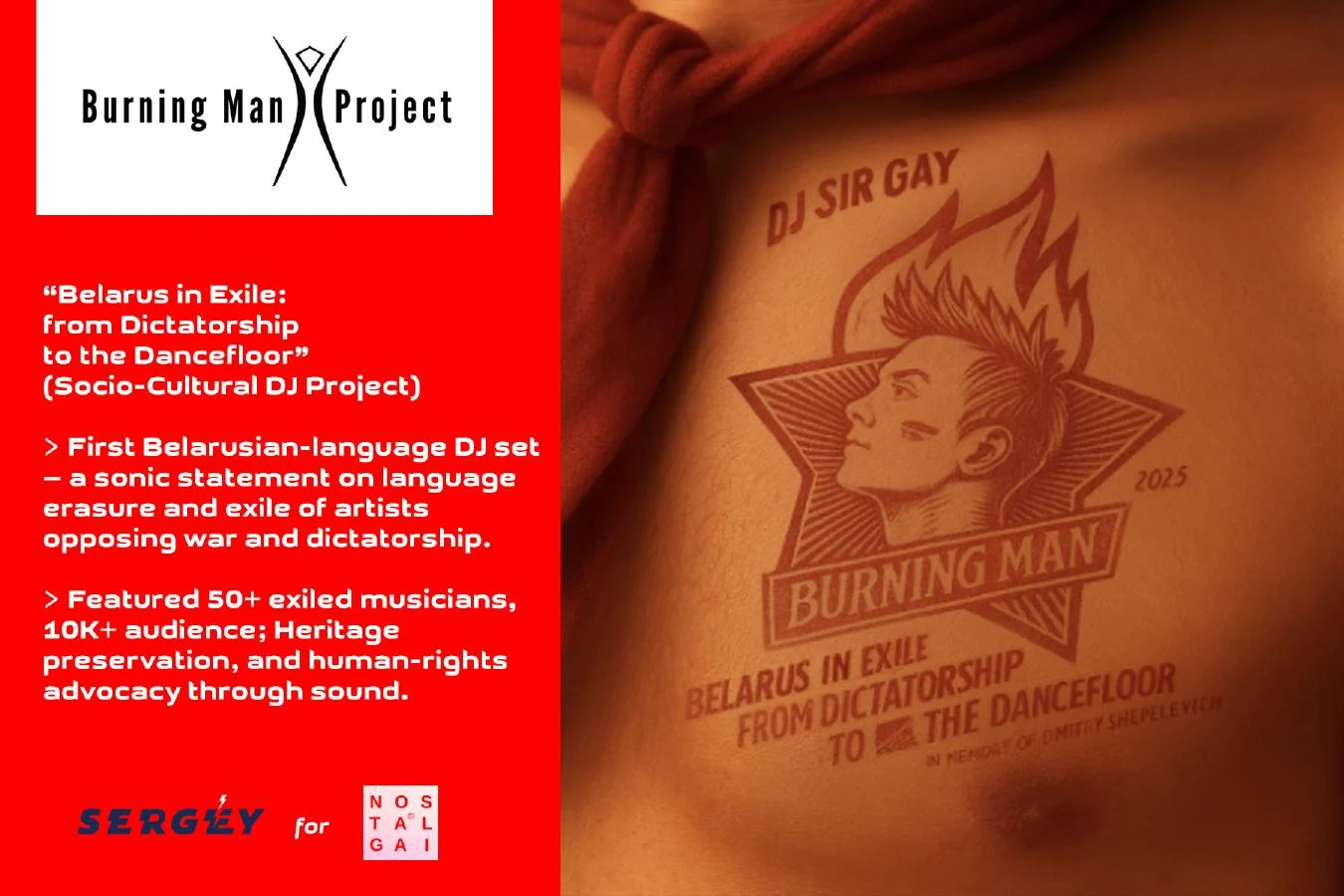 Belarus in Exile research and cultural DJ-set project presentation